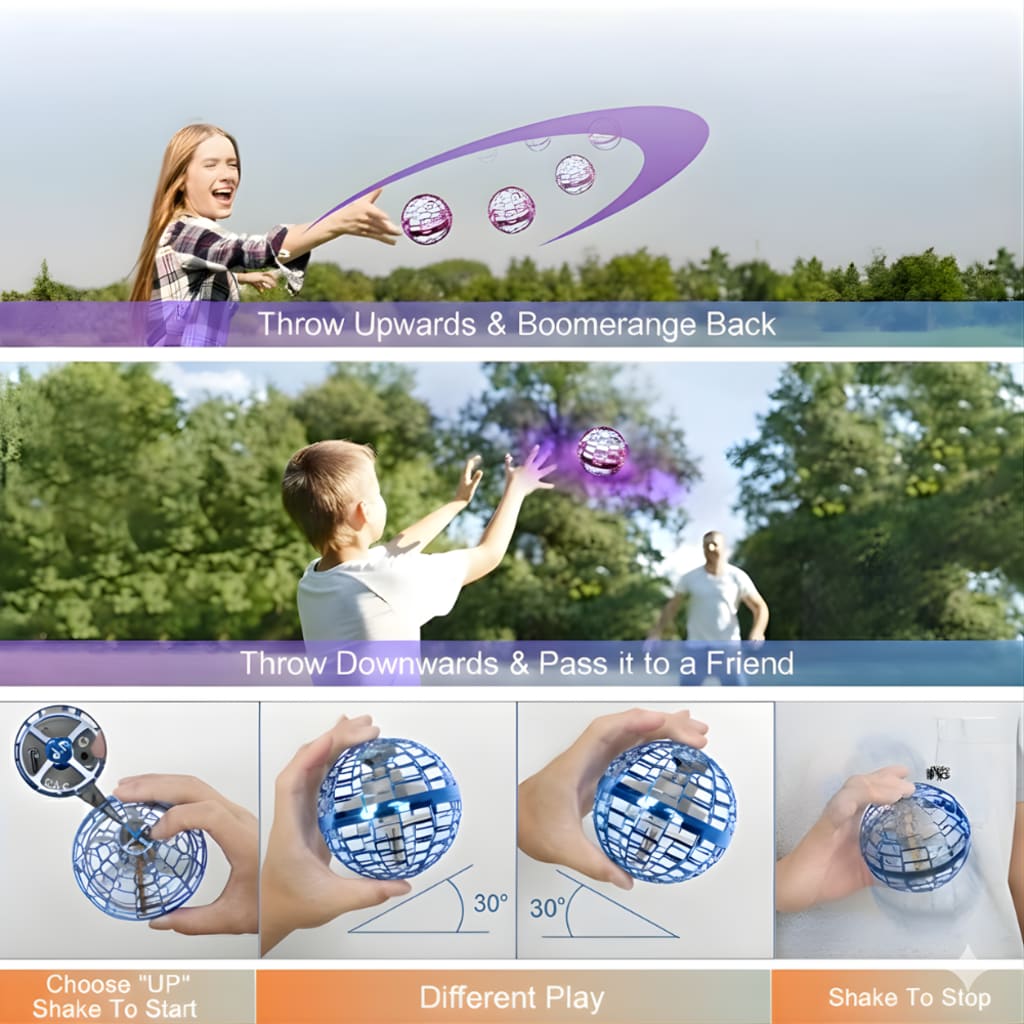 NavixToys flying boomerang ball