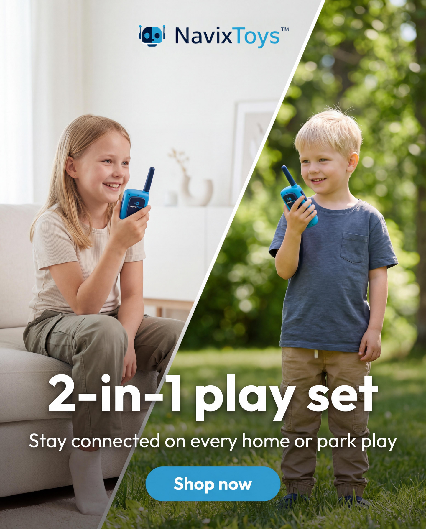 VIDEO NT⁵ Walkie Talkie for Kids