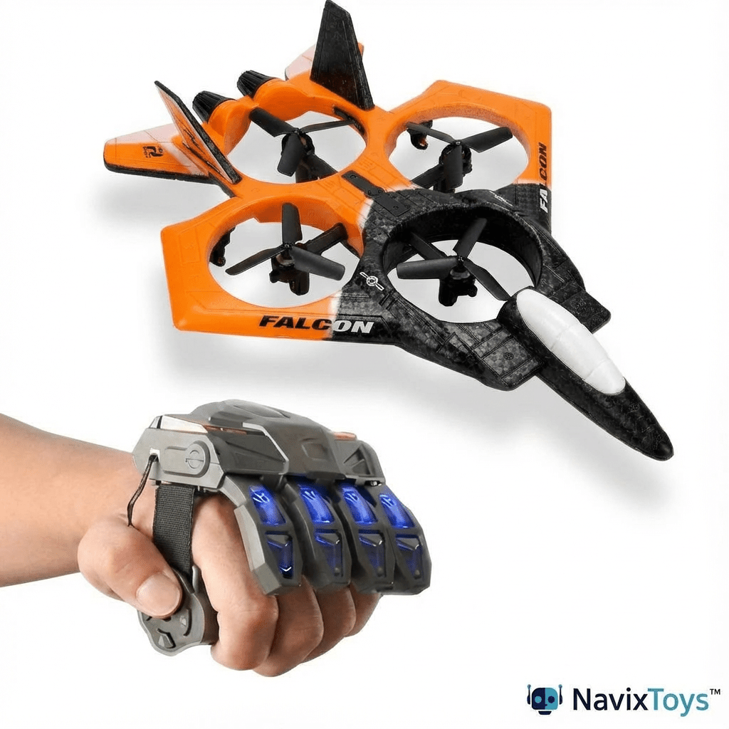 COMBAT NT¹ RC Fighter Jet - Gravity Control Airplane for Kids & Adults - NavixToys