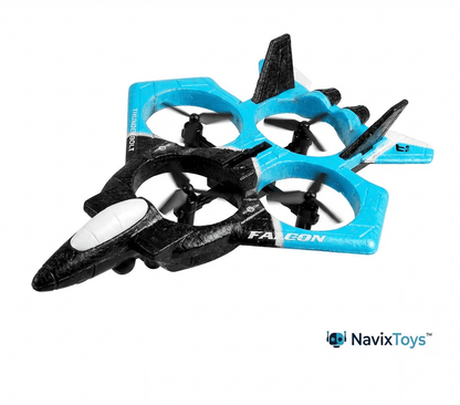 COMBAT NT¹ RC-hävittäjäkone – painovoimalla ohjattava lentokone lapsille ja aikuisille – NavixToys