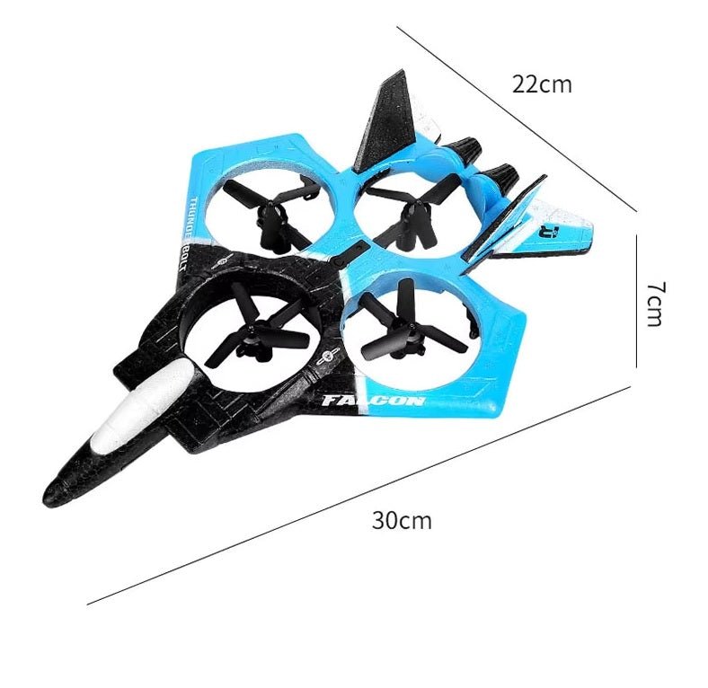 COMBAT NT¹ RC Fighter Jet - Gravity Control Airplane for Kids & Adults - NavixToys