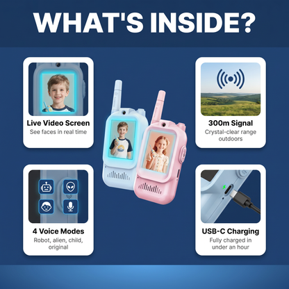 VIDEO NT⁵ Walkie Talkie for Kids