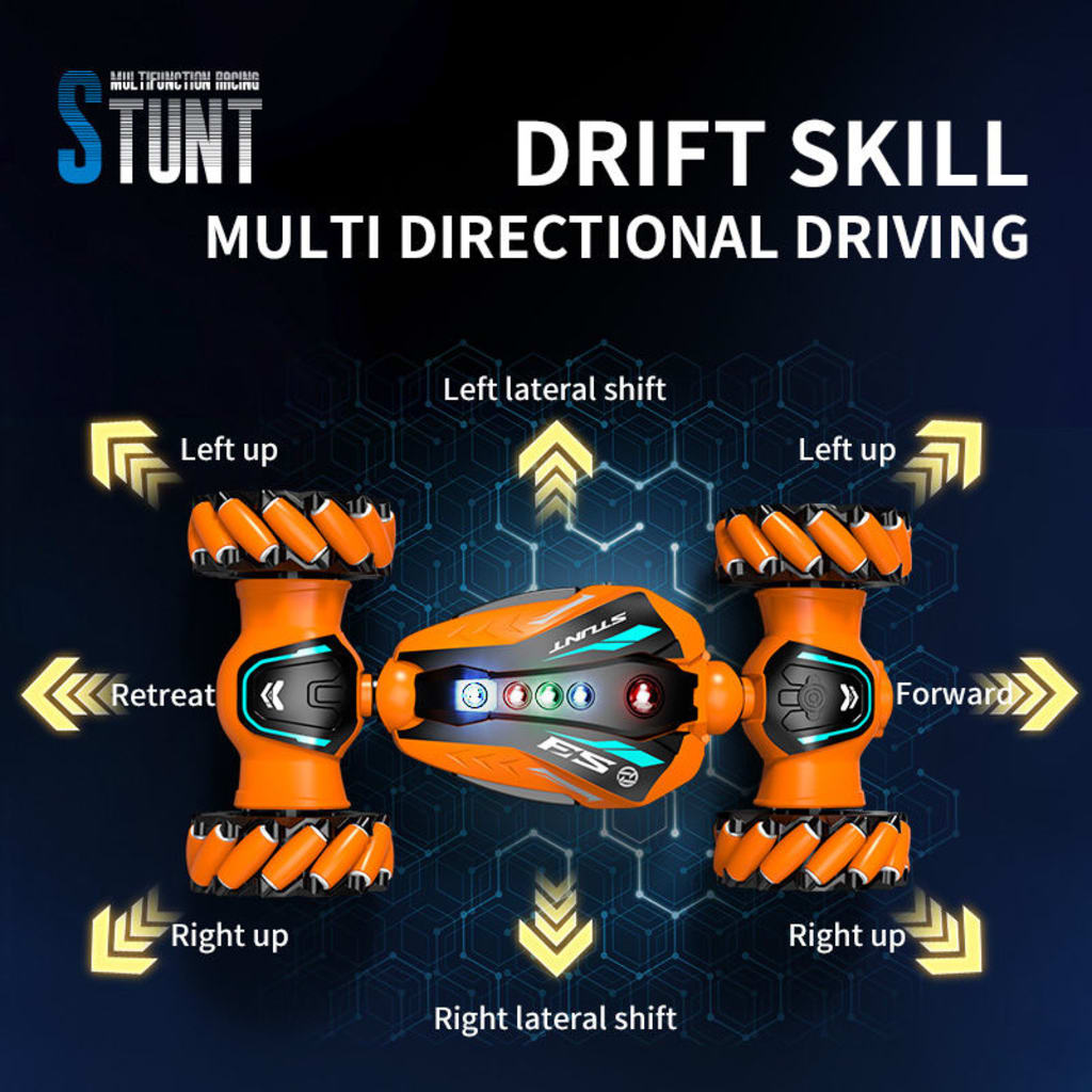 SKU 3.1 - Drift Stunt Car RC Cars Juguetes - NavixToys